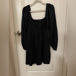Abercrombie puffy sleeved mini dress size L